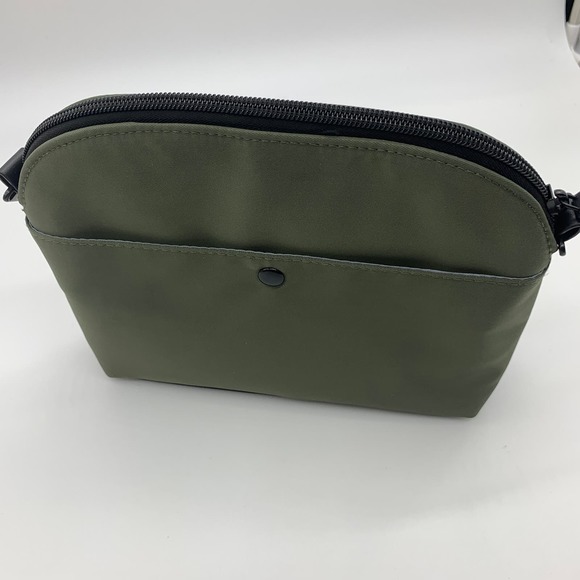 IHKWIP Triple Zip Crossbody w/ Removable Card Case Green Military Olive - Picture 2 of 11